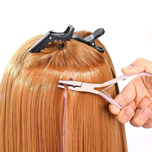 ชุดต่อผมพร้อมอุปกรณ์เย็บแบบห่วง สีชมพู ชุดอุปกรณ์ต่อผมแบบมืออาชีพ - Product Image 6