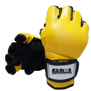 Guantes de MMA Ligeros de Cuero con Costuras Resistentes y Diseño Flexible, Ideales para Entrenamiento de Sparring y Ejercicios en el Gimnasio, Unisex - Product Image 2