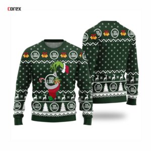 Suéter Navideño Personalizado para Hombre Corex, Impresión Digital, Transpirable, 100% Algodón, Cuello Redondo, Tejido de Punto - Product Image 6