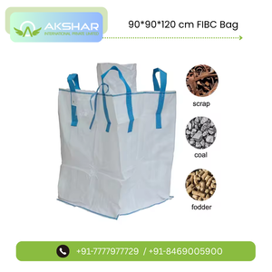 Super Jumbo Bag Polypropylene Woven FIBC Bulk Bag with <b>Top</b> Fill Spout Flat Bottom 1000kg <b>Loading</b> Weight - Product Image 6