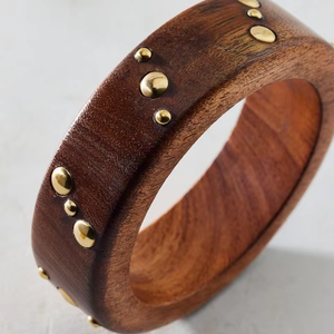 Bracelets en bois en gros, légers, durables et confortables à porter, adaptés à un usage quotidien et aux fêtes, par AFZA ENTERPRISES - Product Image 1