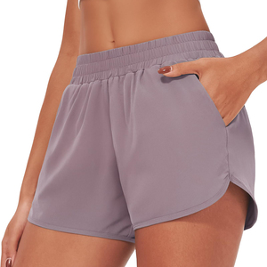 Quick Drying Marathon Women Running Performance Shorts Gym <b>Trousers</b> Side Slit Design Breathable Sports Clothing for Women - Product Image 1
