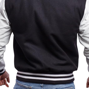 Blouson universitaire classique pour homme style bomber 100% coton, décontracté, mode universitaire, hiver, haute qualité, écologique, col montant - Product Image 3