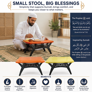 Modern Durable Plastic Handmade Home <b>Stool</b> and <b>Ottoman</b> with Acrylic Upholstery Orange Yellow Contemporary Design - Product Image 4