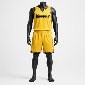 Vêtements de sport personnalisés professionnels avec impression par sublimation intégrale, tissu polyester respirant pour l'identité d'équipe, basketball - Product Image 1