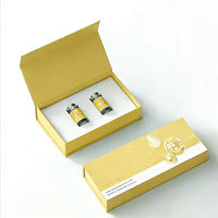 Caja de Embalaje de Papel Rígido Aséptico Personalizada para Viales de 3ml, 5ml y 10ml, con Cierre Magnético, Materiales Reciclados Ecológicos, Grabado en Relieve y Esponja