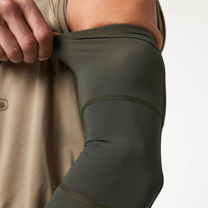 Manchons de compression pour le bras, couleur verte, fabriqués au Pakistan, pour la sécurité sportive, avec soutien du coude, prix de gros, fournisseur fiable - Product Image 3
