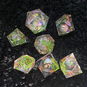 Ensemble de dés en résine de moulage avancé, dés polyédriques en résine de haute précision pour les jeux de rôle D&D, équipement de jeu de table, fournitures de dés - Product Image 6