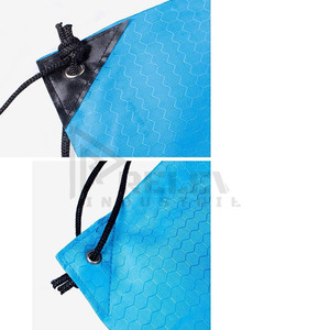 Relevo Custom <b>Drawstring</b> <b>Backpack</b> Blue PP Material Sports Bag Gym Travel Use - Product Image 3