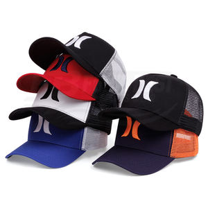 Gorra de Béisbol Personalizada de Alta Calidad, 5 Paneles, 100% Poliéster Twill, Logotipo Bordado en 3D, Malla, Clásica, Lisa, Unisex, Deportiva, Hip Hop - Product Image 1