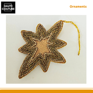 Proveedor de la India de Adornos Festivos Colgantes con Estrellas Bordadas a Mano a un Precio Nominal para Compradores al por Mayor - Product Image 3