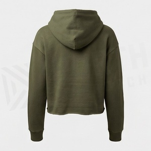 Sweat à capuche surdimensionné personnalisé pour femme, style hip-hop, tricoté, anti-boulochage, respirant, léger, couleur personnalisable - Product Image 2