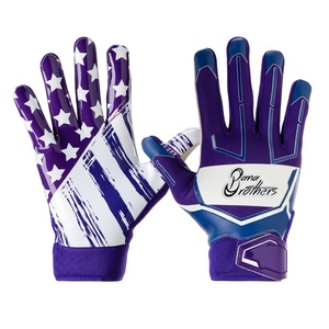 Gants de football américain antidérapants les mieux notés – Gants de réception de ballon de football personnalisables avec logo pour l'entraînement et les matchs - Product Image 5