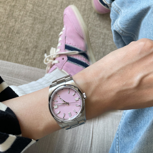 Relojes mecánicos para hombre C EW SK con esfera rosa, de alta calidad, 36 mm, automáticos, reloj de regalo para damas, 3230, reloj clásico de lujo para uso diario. - Product Image 1