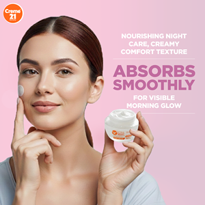 Crème de nuit hydratante Creme 21 Xtra Bright 50ml pour une peau lisse et éclatante - Product Image 5