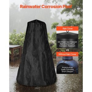 Brasero d'extérieur sphérique en fer de 22 pouces pour barbecue et chauffage, foyer à bois avec grille de cuisson - Product Image 3