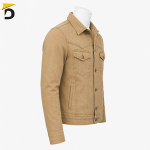 Chaqueta Vaquera Premium para Hombre, Combinación de Construcción Duradera, Uso Cómodo, Estilo Urbano Ecológico e Impermeable, Ideal para Viajes - Product Image 3