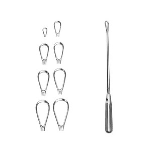 Ensemble de curettes utérines manuelles Jamso Industries Sims, 8 pièces, 11 pouces, lames aiguisées, instruments chirurgicaux gynécologiques, qualité allemande - Product Image 1