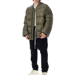Hooded Stand Waterproof Heavy Designer Puff Padded Coat Oversized Bubble Winter Black Custom <b>Men</b> Shiny Puffer Jacket Streetwear - Product Image 1