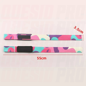 Sangles de poignet de musculation robustes avec logo personnalisé, en coton et cuir durables, pour haltérophilie, powerlifting et fitness. - Product Image 2