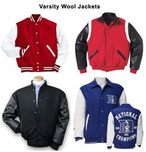 2022 unisexe Varsity Letterman manteaux hommes vieille mode laine de mouton veste d'hiver respirant en cuir manches Vintage grande taille - Product Image 4