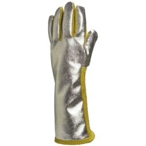 Guantes de Bombero de Alta Calidad, Resistentes al Calor, de Cuero Reforzado y Aluminizado, para Protección de Manos y Brazos - Product Image 5
