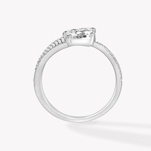Anillo de Diamantes de 1.8CT con Corte Elegante, Cultivado en Laboratorio, Certificado por IGI, Oro Blanco de 9K, Color FG, VS1, Anillo de Compromiso de Lujo para Mujer - Product Image 3