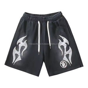 High Streetwear Shorts Hombre Moda Marca Hombres y Mujeres Sueltos y 100% Algodón Casual Five Cent Shorts - Product Image 2