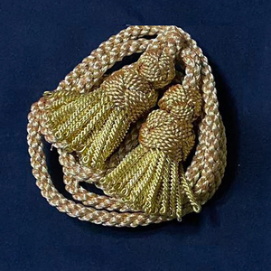 Glands en fil d'or orthodoxe – Garniture de vêtement tricotée en rayonne/polyester écologique, cousue à la main, avec taille personnalisée - Product Image 3