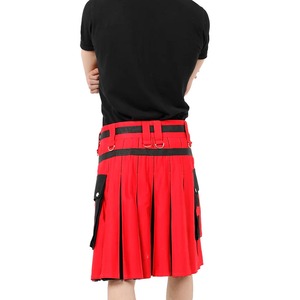Kilt Escocés Tradicional Clásico de Alta Calidad para Hombre, en Tartán, de Poliéster, con Opciones Personalizables, Servicio OEM/ODM - Product Image 4