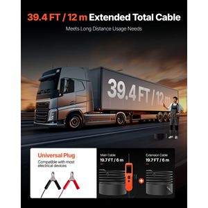 8 35 DCV sonda di circuito di alimentazione Tester TFT Display a colori illuminazione 2-in-1 strumenti diagnostici per sonda di alimentazione elettrica per autoveicoli - Product Image 5