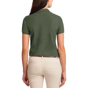 Chemises Polo pour Femmes avec Logo Personnalisé Brodé 2026, 100% Coton Respirant, Chemises Polo de Golf Blanches à Manches Courtes, Toutes Tailles - Product Image 4