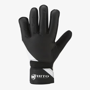 German <b>Latex</b> Custom Design Black and White Negative Finger Stretchable Soccer Goalkeeper <b>Gloves</b> 4mm German <b>Latex</b> - Product Image 3