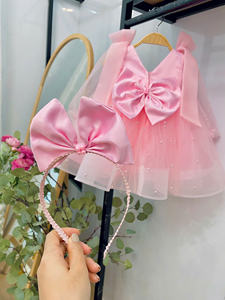 Casual Style Maxi Party Gowns for <b>Girls</b> 1-12 Years Old Many Color Options With Beading Decorations Accessory Included ODM/OEM - Product Image 4