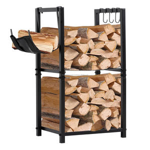 Firewood Stand for Indoor <b>Fireplace</b> - Product Image 3