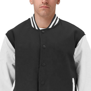 Blousons universitaires unisexes fabriqués en usine avec motif géométrique, col montant et capuche – Étiquette personnalisée, vente chaude et prix compétitif - Product Image 5