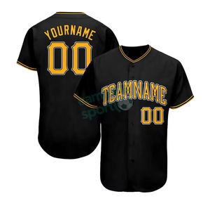 Camiseta de Béisbol de Poliéster Resistente, Tejido Transpirable que Absorbe la Humedad, Impresión Personalizada Disponible, Tallas para Hombre, Unisex y Adulto, Cuello en V - Product Image 3