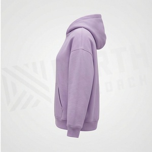 Women Oversized Hoodies Custom Made Logo Printing Hooded <b>Sweatshirt</b> <b>Plain</b> Drop Shoulder Streetwear Fashion Activewear - Product Image 3