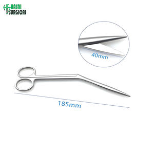 Tijeras Nasales de Alta Calidad de 60 mm, Acero Inoxidable, Instrumento Quirúrgico Manual para Cirugía de Rinoplastia - Product Image 3