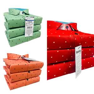 Chemises décontractées pour hommes 100% coton à petits pois éparpillés - Product Image 2