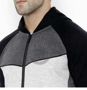 Survêtement en polyester et coton, tissu confortable et doux, conçu pour l'entraînement sportif, le jogging, les tenues décontractées et un style de vie actif quotidien. - Product Image 5