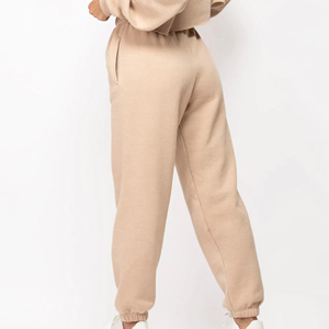Pantalones Deportivos con Cordón Ajustable en la Cintura, Diseño con Logotipo y Color Personalizados, Pantalones de Felpa con Puños Acanalados, para Uso Diario Informal, para Hombre y Mujer - Product Image 4