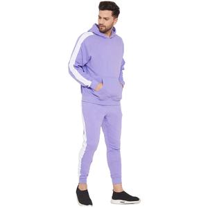 Conjunto Deportivo Personalizado de Dos Piezas para Hombre, 100% Algodón, Estampado, Color Sólido, Talla Grande - Product Image 3