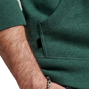 ¡Novedad de 2023! Sudaderas con capucha bordadas de algodón 100% para hombre, sudaderas con cremallera, estampado de invierno, impermeable, forrado, antiretráctil - Product Image 4