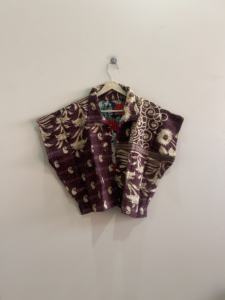 Chaqueta corta reversible Kantha surtida para mujer, ideal para verano - Product Image 5