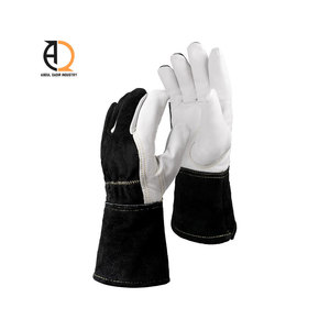 ถุงมือเชื่อมโลหะ ถุงมือทำงานหนังทนความร้อนระดับมืออาชีพ - Product Image 3