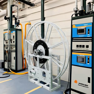 Made in Vietnam Natural Aluminum 2" Aviation Single Wrap Hose Reel <b>Petrol</b> <b>Service</b> <b>Equipment</b> 12V Working Voltage 500W - Product Image 1