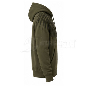 Sudaderas con cremallera para hombre, estilo simple con cremallera frontal completa, corte relajado y comodidad diaria, sudaderas básicas con cremallera. - Product Image 4