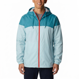 Windbreaker <b>Jacket</b> Men Winter Hooded Outdoor Warm Streetwear Front Letter Print Eco Friendly Casual Sports Coat Canvas Patchwork - Product Image 1