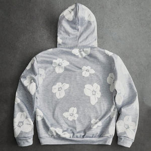 Sweat-shirt à capuche imprimé gothique Cyberpunk pour homme grande taille, en polaire, avec motif graphique au dos, pour l'hiver, OEM ODM - Product Image 1